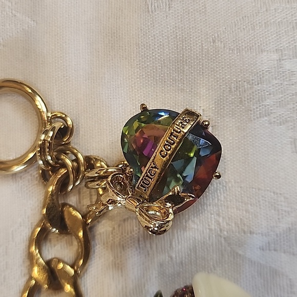 Gold Juicy Couture Charm Bracelet - Picture 6 of 10